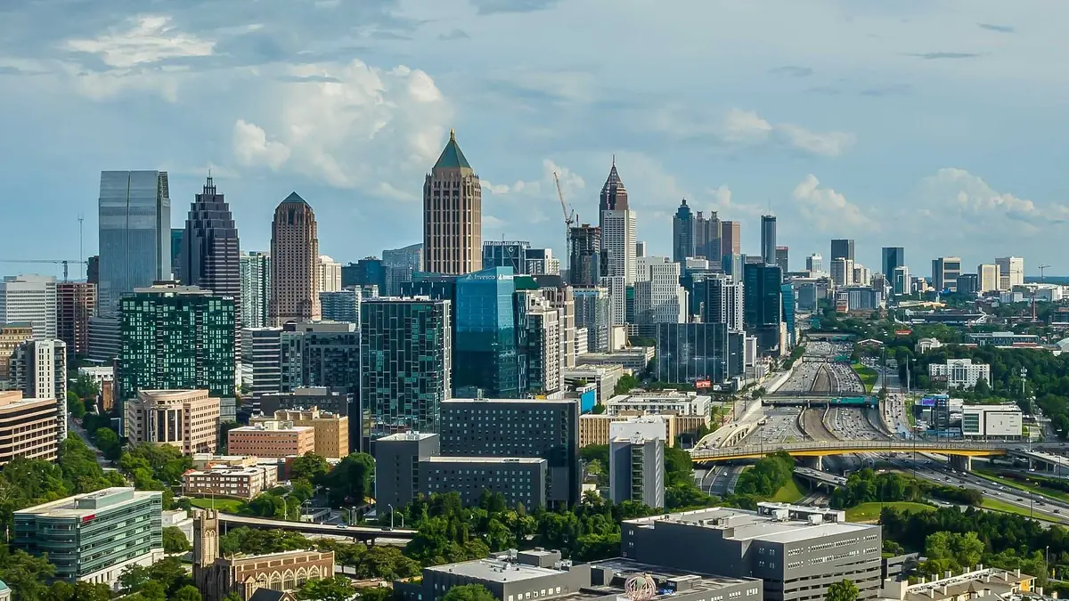 Midtown and Downtown Atlanta