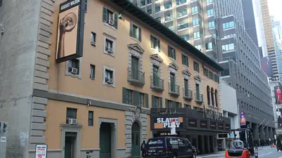 The August Wilson Theatre in Manhattan, New York, seen in November