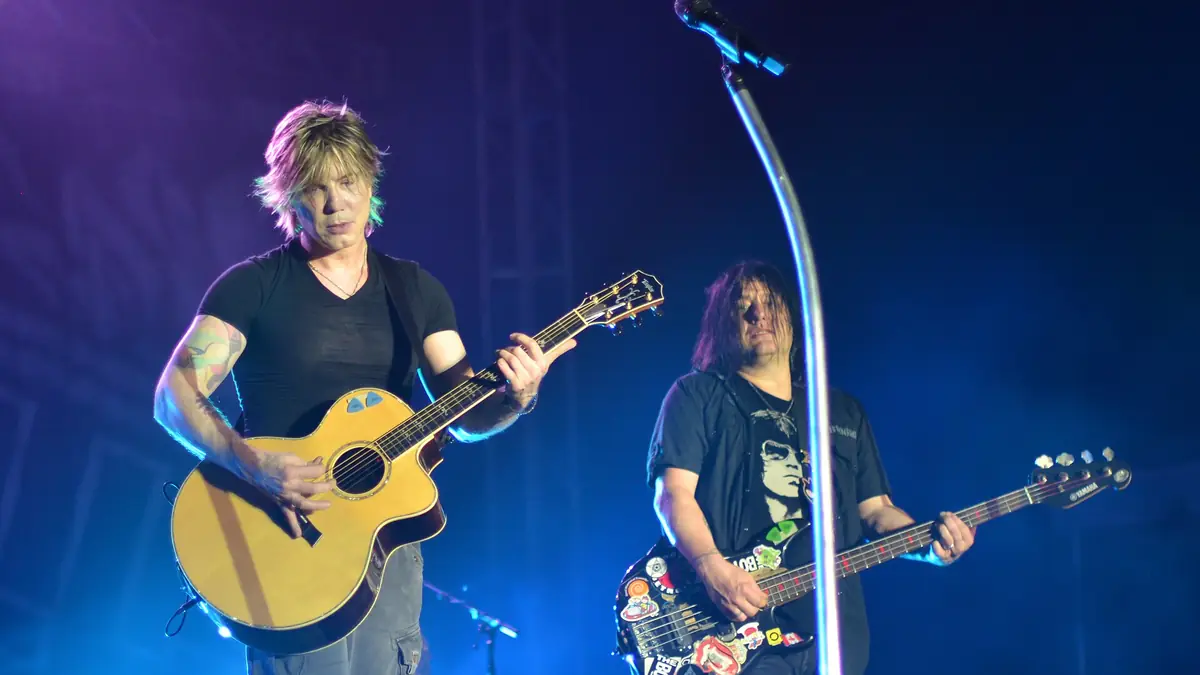 The Goo Goo Dolls performing in Norfolk, Nebraska in September 2013