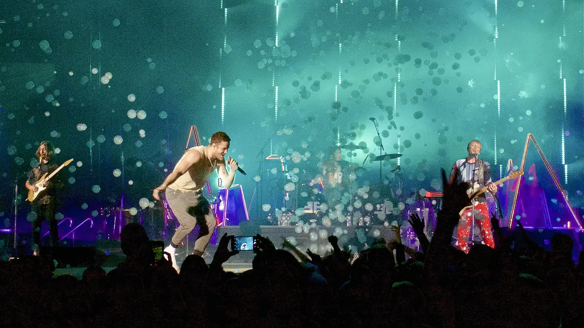 Imagine Dragons live in concert at Mohegan Sun in Uncasville, Connecticut, November 2017