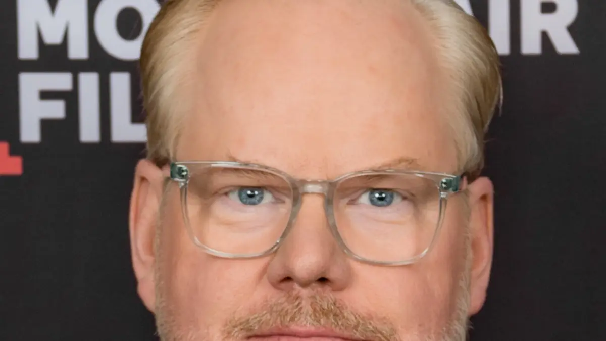 Gaffigan at the "An Evening With Stephen Colbert & Jim Gaffigan" event Photo by Neil Grabowsky