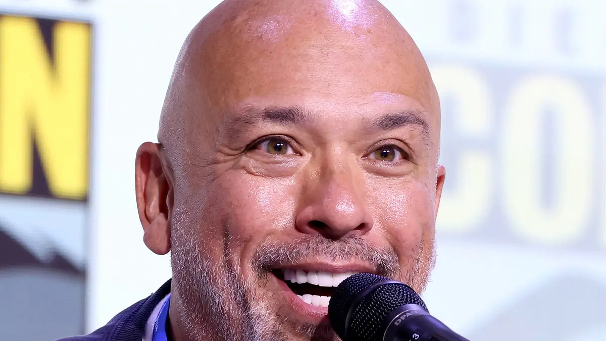 Jo Koy speaking at the 2025 San Diego Comic-Con International in San Diego, California