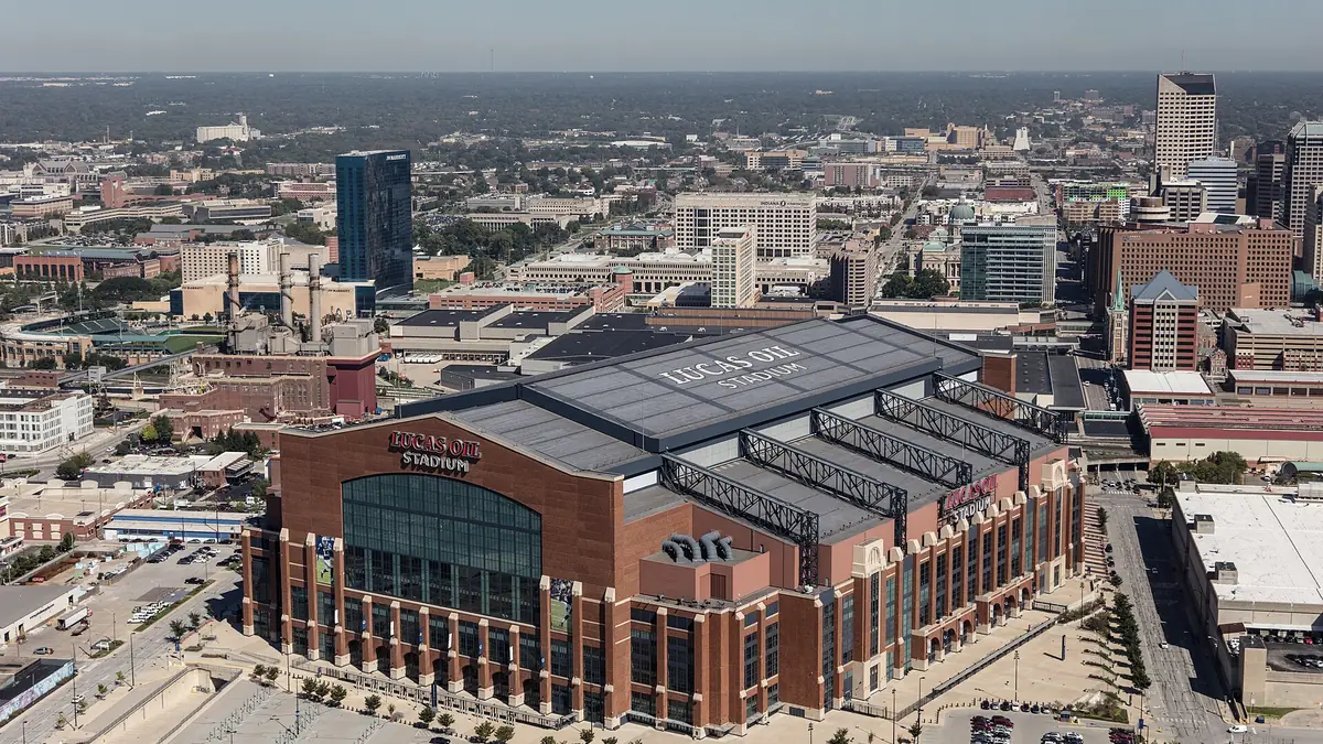 Lucas Oil Stadium in Indianapolis