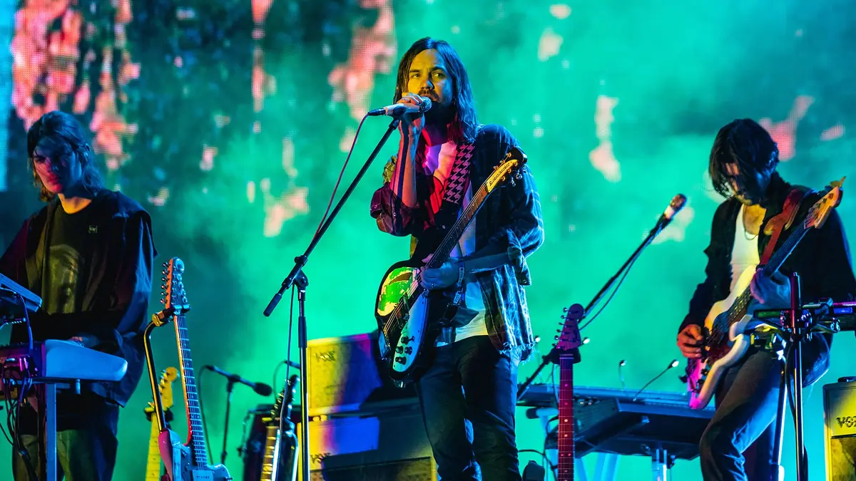 Australian musical project Tame Impala performing at the Flow Festival in Helsinki, Finland on August 10, 2019