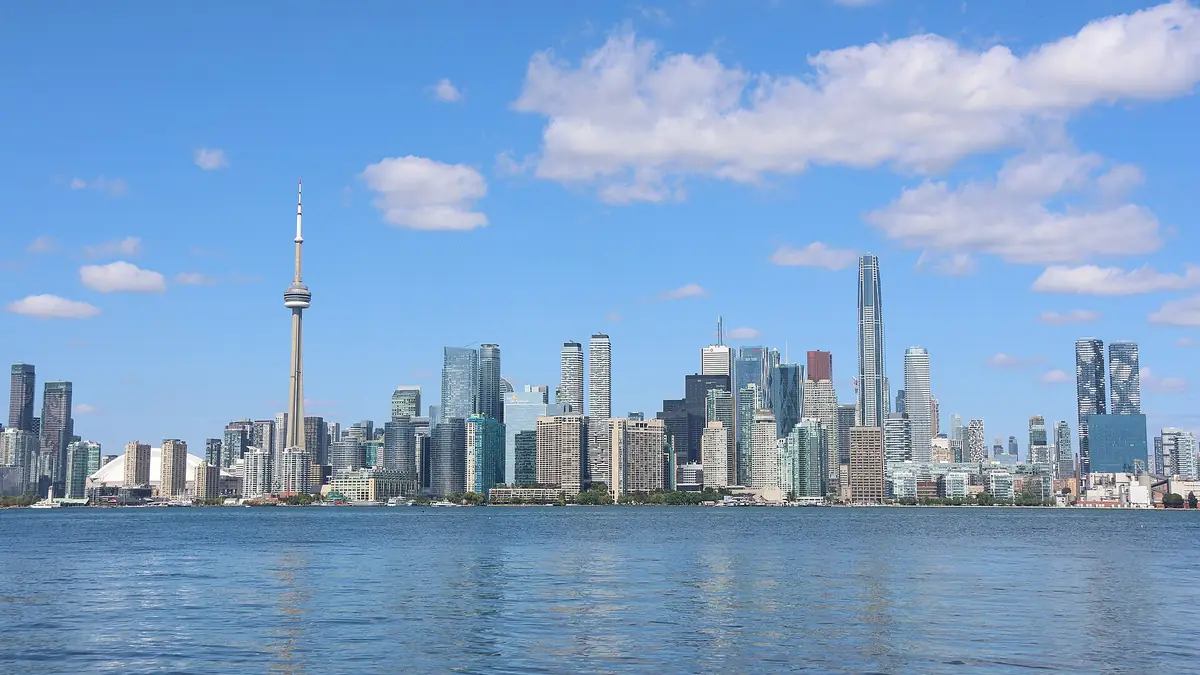 View of the Toronto Skyline from Snake Island