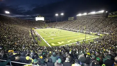 Autzen Stadium in Eugene, OR