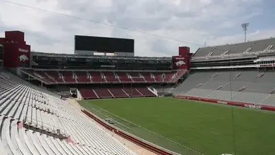 Razorback Stadium in Fayetteville, AR