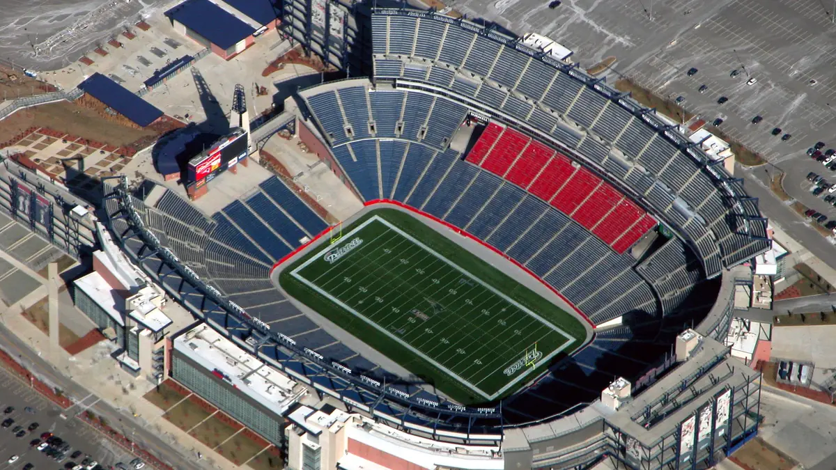 Gillette Stadium in Foxborough, MA