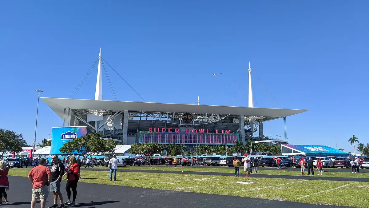 Hard Rock Stadium in Miami Gardens, FL