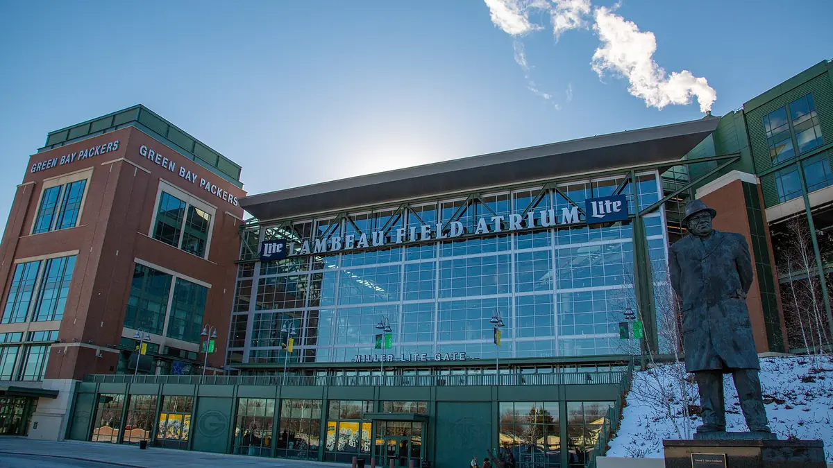 Lambeau Field in Green Bay, WI