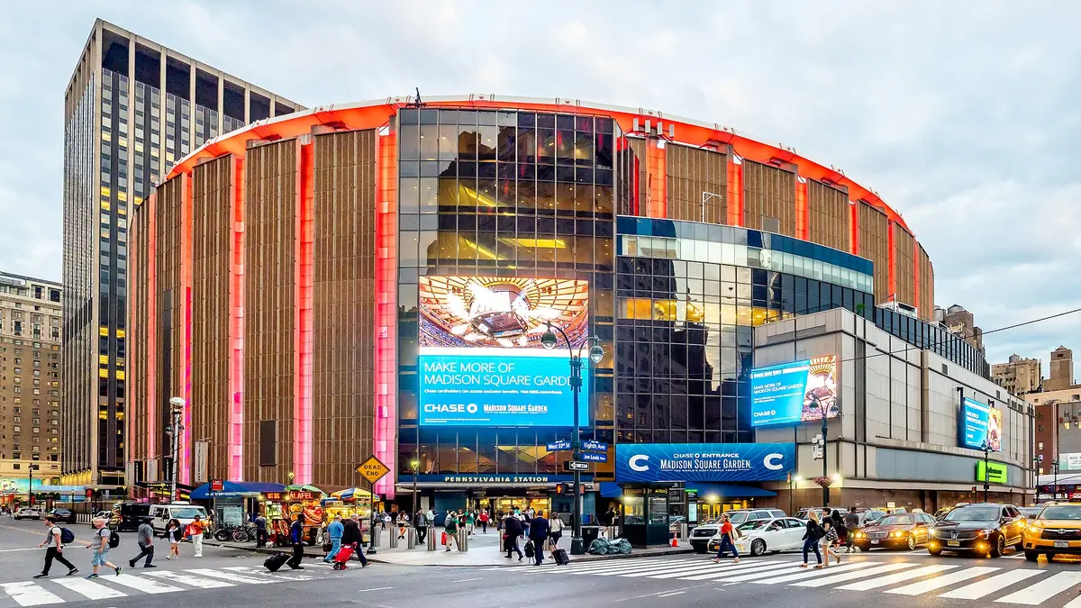 Madison Square Garden in New York, NY