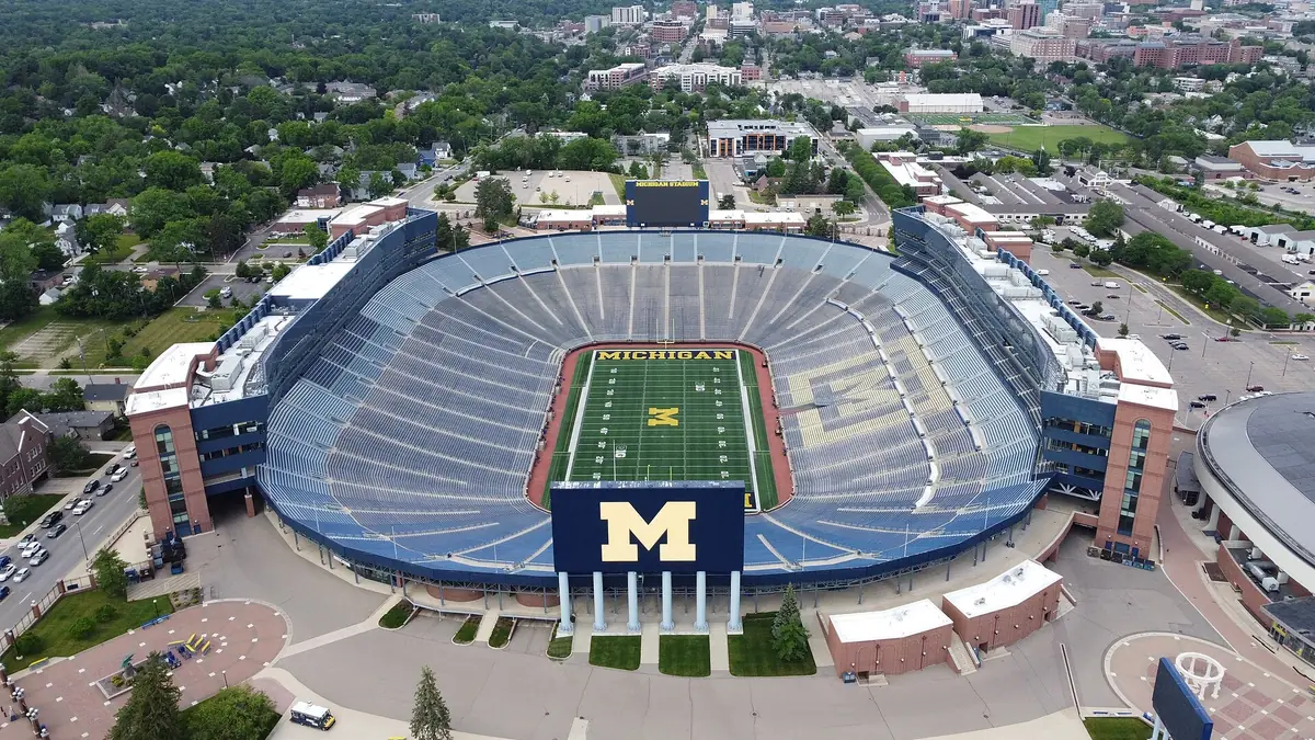 Michigan Stadium in Ann Arbor, MI