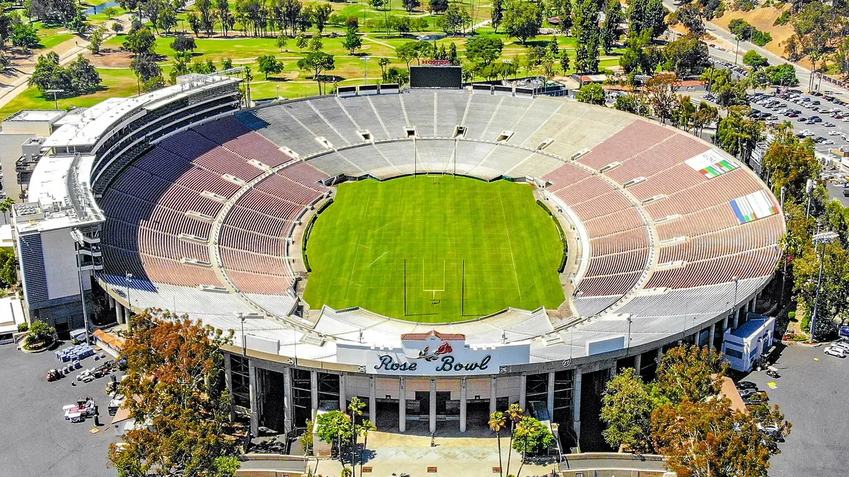 Rose Bowl Stadium in Pasadena, CA